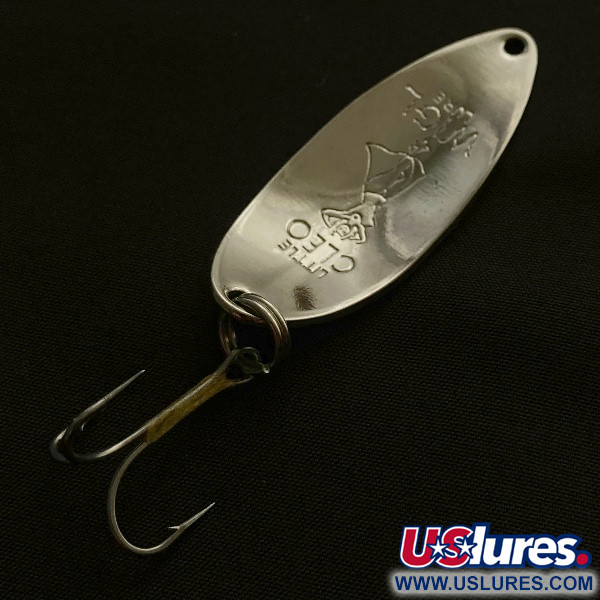 Vintage  Seneca Little Cleo (Hula Girl) , 1/2oz nickel fishing spoon #23521