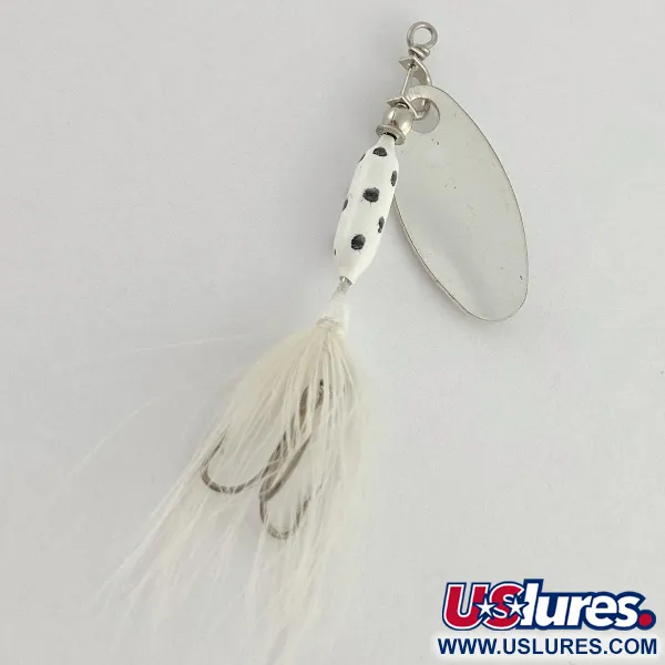 Vintage  Yakima Bait Worden's Original Rooster Tail , 1/16oz silver spinning lure #23523