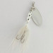 Vintage  Yakima Bait Worden's Original Rooster Tail , 1/16oz silver spinning lure #23523