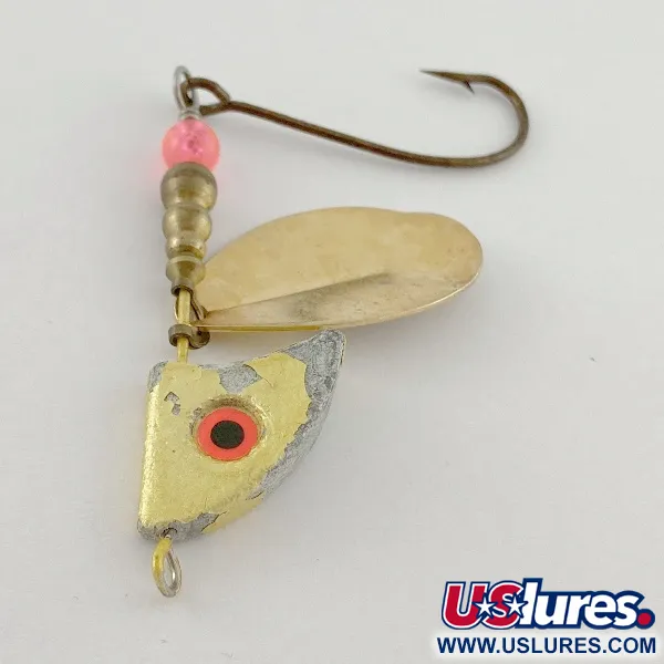 Vintage   South Bend  Fatal Attraction, 3/4oz Gold spinning lure #23526