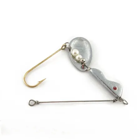 Vintage South Bend Walleye Wonder 3  Spinnerbait, 1/2oz silver spinning lure #23527