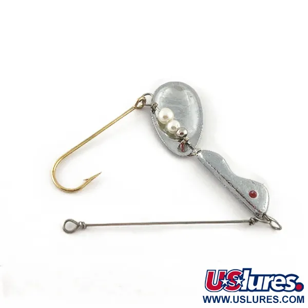 Vintage  South Bend Walleye Wonder 3  Spinnerbait, 1/2oz silver spinning lure #23527