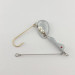 Vintage  South Bend Walleye Wonder 3  Spinnerbait, 1/2oz silver spinning lure #23527