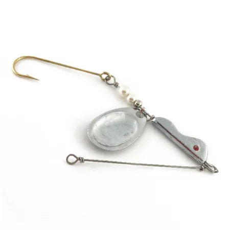 Vintage South Bend Walleye Wonder 3  Spinnerbait, 1/2oz silver spinning lure #23527