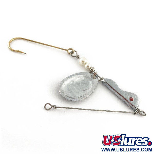 Vintage  South Bend Walleye Wonder 3  Spinnerbait, 1/2oz silver spinning lure #23527