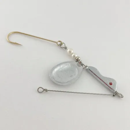 Vintage South Bend Walleye Wonder 3  Spinnerbait, 1/2oz silver spinning lure #23527