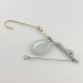 Vintage  South Bend Walleye Wonder 3  Spinnerbait, 1/2oz silver spinning lure #23527