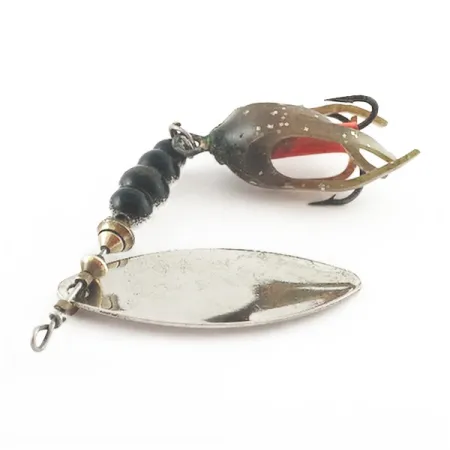 Vintage Mepps Weed Master, 3/5oz silver spinning lure #23528