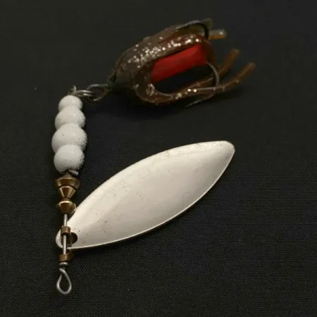Vintage Mepps Weed Master, 3/5oz silver spinning lure #23528