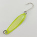 Vintage   Luhr Jensen Needlefish 3, 3/16oz green fishing spoon #23530