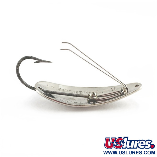 Vintage   Liotta Jr Master Weedless, 2/5oz nickel fishing spoon #23532