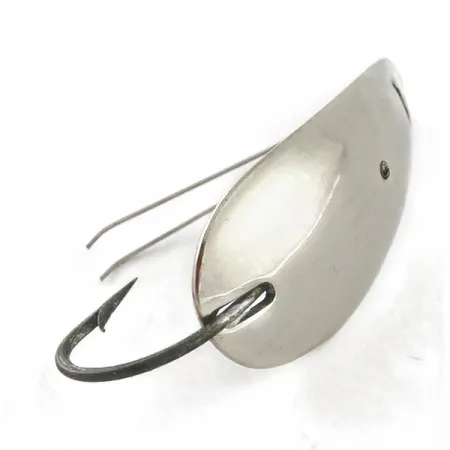 Vintage Liotta Jr Master Weedless, 2/5oz nickel fishing spoon #23532