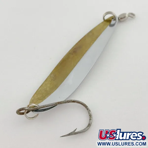 Vintage Yakima Bait Yakima bait King fish 3, 1/4oz nickel/brass fishing spoon #23536