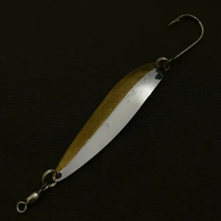 Vintage Yakima Bait Yakima bait King fish 3, 1/4oz nickel/brass fishing spoon #23536