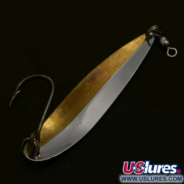 Vintage Yakima Bait Yakima bait King fish 3, 1/4oz nickel/brass fishing spoon #23536
