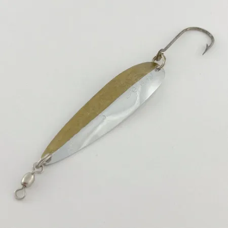 Vintage Yakima Bait Yakima bait King fish 3, 1/4oz nickel/brass fishing spoon #23536