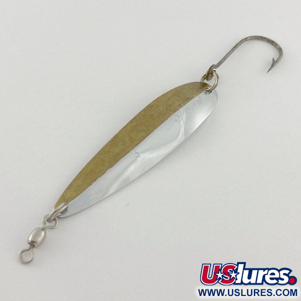 Vintage  Yakima Bait Yakima bait King fish , 1/4oz nickel/brass fishing spoon #23536