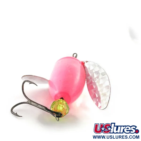 Vintage  Yakima Bait Worden's Spin-n-Glo, 3/16oz Hot pink spinning lure #23539