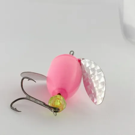 Vintage Yakima Bait Worden's Spin-n-Glo, 3/16oz Hot pink spinning lure #23539
