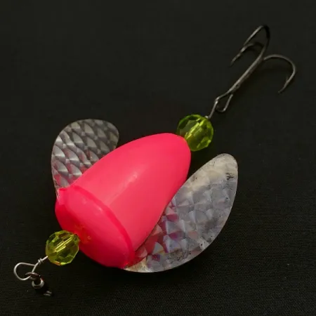 Vintage Yakima Bait Worden's Spin-n-Glo, 3/16oz Hot pink spinning lure #23539
