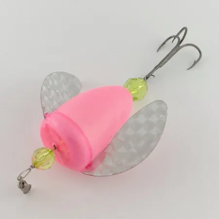 Vintage Yakima Bait Worden's Spin-n-Glo, 3/16oz Hot pink spinning lure #23539