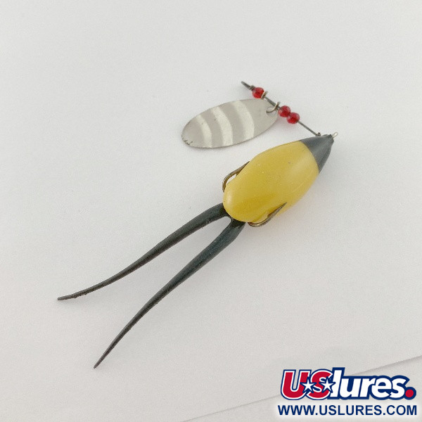 Vintage  Burke Flexo-Products  Burke-Flex Spinner, 1/8oz nickel spinning lure #23540