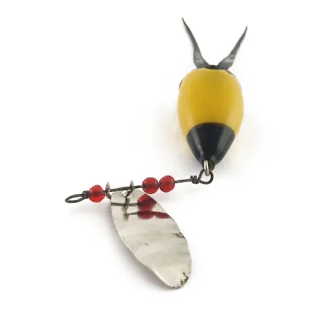 Vintage Burke-Flex Spinner, 1/8oz nickel spinning lure #23540