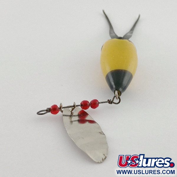 Vintage  Burke Flexo-Products  Burke-Flex Spinner, 1/8oz nickel spinning lure #23540