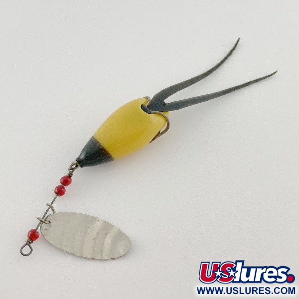 Vintage  Burke Flexo-Products  Burke-Flex Spinner, 1/8oz nickel spinning lure #23540