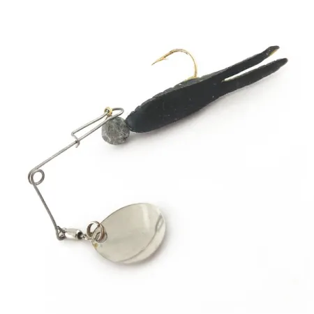 Vintage Bass Buster spinnerbait, 3/16oz nickel spinning lure #23541