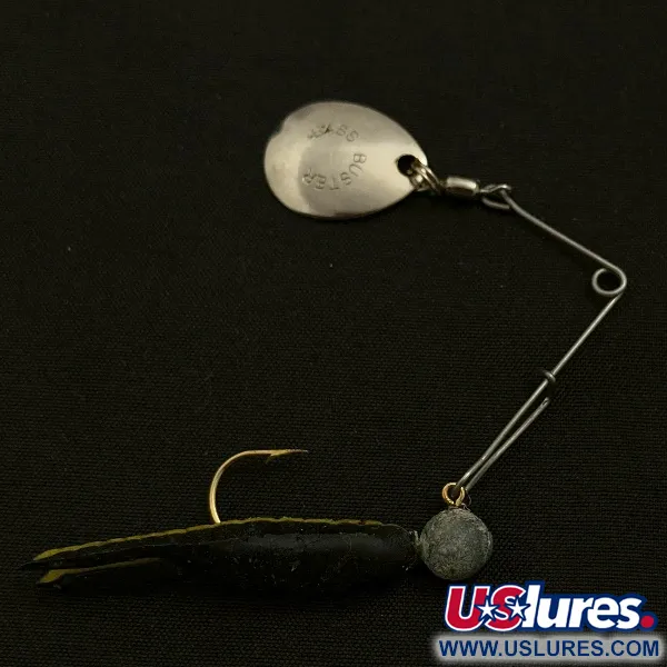 Vintage Bass Buster spinnerbait, 3/16oz nickel spinning lure #23541
