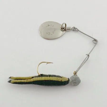 Vintage Bass Buster spinnerbait, 3/16oz nickel spinning lure #23541