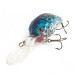 Vintage  Renosky Lures Renosky Deep Dive Honeycomb Rattl shad, 2/5oz silver/blue fishing lure #23542