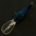 Vintage  Renosky Lures Renosky Deep Dive Honeycomb Rattl shad, 2/5oz silver/blue fishing lure #23542