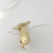 Vintage   Nemire Lures Red Ripper, 1/2oz gold fishing spoon #23543