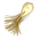 Vintage   Nemire Lures Red Ripper, 1/2oz gold fishing spoon #23543