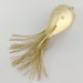 Vintage   Nemire Lures Red Ripper, 1/2oz gold fishing spoon #23543