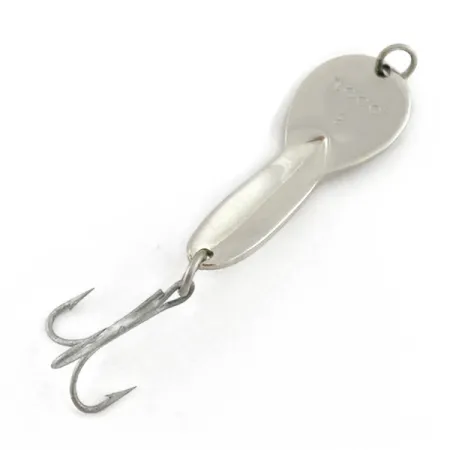 Vintage Glen Evans Loco 2, 1/3oz nickel fishing spoon #23544