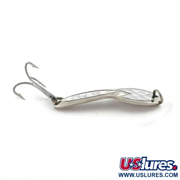 Vintage Glen Evans Loco 2, 1/3oz nickel fishing spoon #23544