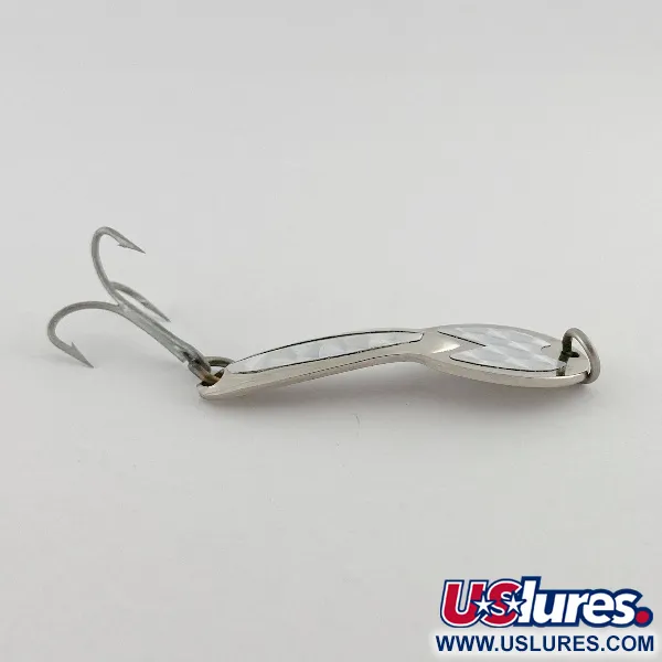 Vintage Glen Evans Loco 2, 1/3oz nickel fishing spoon #23544