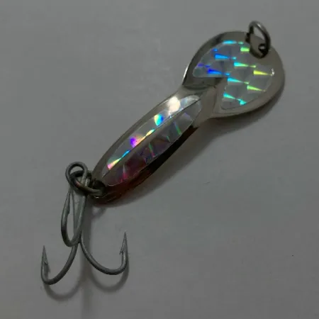 Vintage Glen Evans Loco 2, 1/3oz nickel fishing spoon #23544