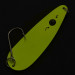 Vintage  Red Eye Lures Red Eye Evil Eye, 1/3oz yellow/greenl fishing spoon #23547