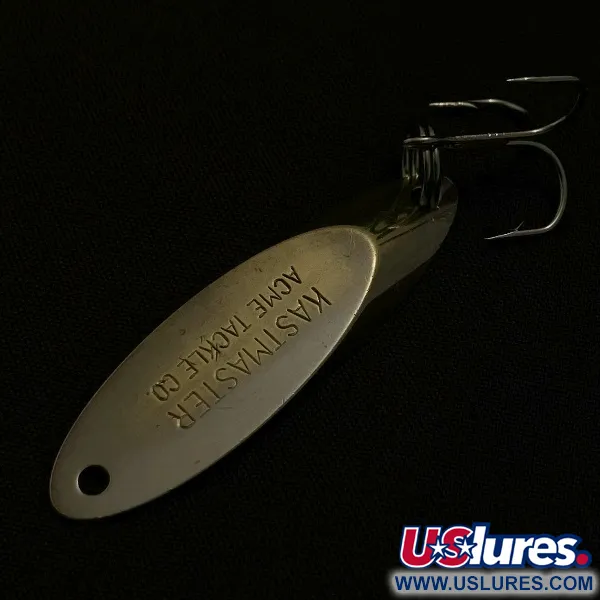 Vintage Acme Kastmaster, 1/4oz nickel fishing spoon #23548