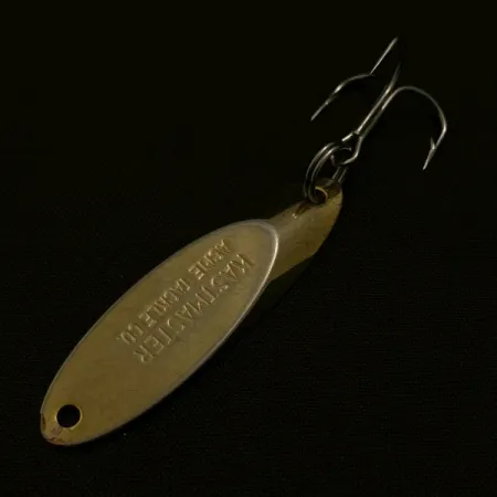 Vintage Acme Kastmaster, 1/4oz gold fishing spoon #23549