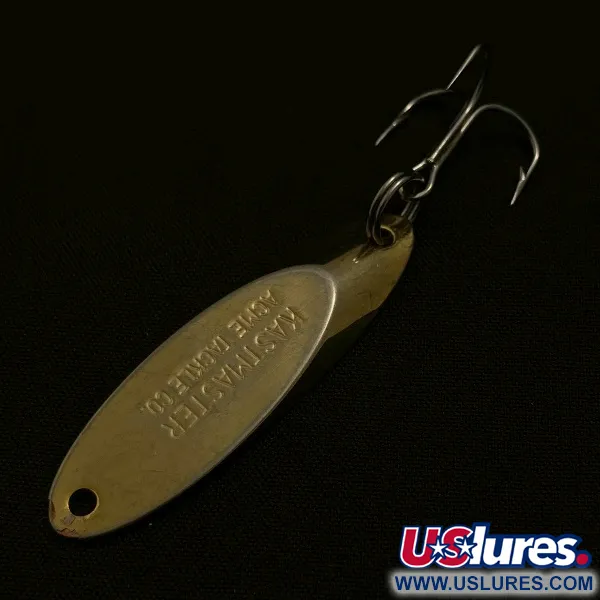 Vintage Acme Kastmaster, 1/4oz gold fishing spoon #23549