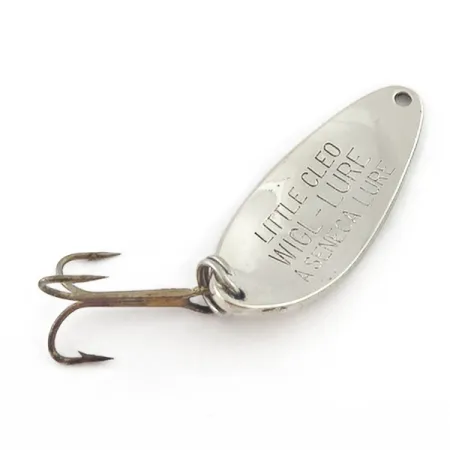 Vintage Seneca Little Cleo, 1/4oz nickel fishing spoon #23550
