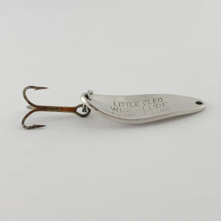 Vintage Seneca Little Cleo, 1/4oz nickel fishing spoon #23550