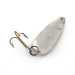 Vintage   Dura Pack Spoon, 3/16oz nickel/white/red fishing spoon #23551