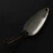 Vintage   Dura Pack Spoon, 3/16oz nickel/white/red fishing spoon #23551