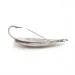 Vintage   Johnson Silver Minnow Weedless, 2/5oz nickel fishing spoon #23553